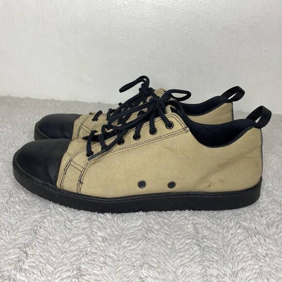 Men's Black and Tan Sneakers - Picture 2 of 13